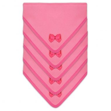 Bandana Bsica Tecido Fmea Pink com 5 Un