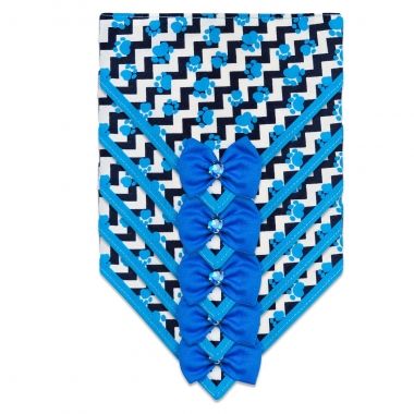 Bandana Essencial Macho Patinhas Azul com 5 Un