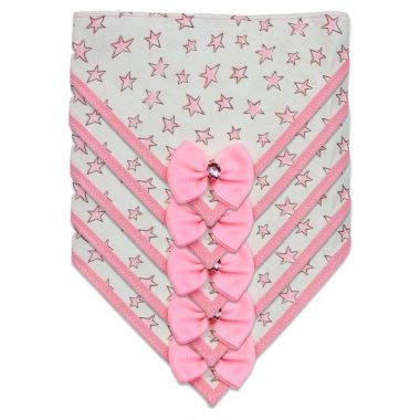 Bandana Essencial Fmea Estrela Rosa com 5 Un 